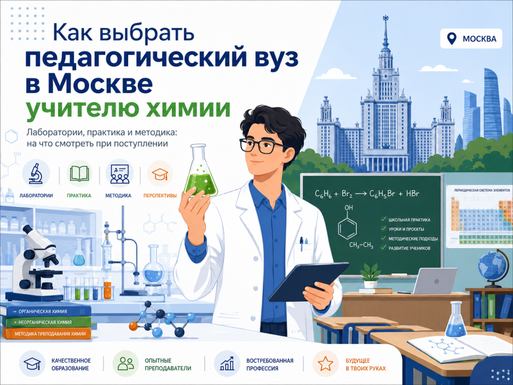 Как выбрать педагогический вуз в Москве учителю химии